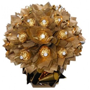 Golden Bouquet of Ferrero Rocher