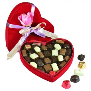 Heart-Shaped Chocolates Box